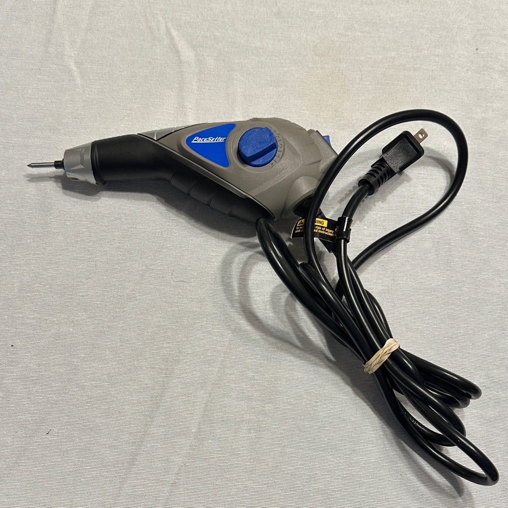 Electric Precision Grout Remover in Gray/Blue